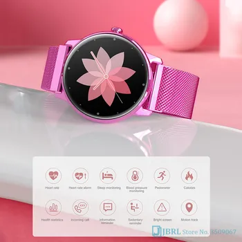 Raundas Smart Watch Moterų Smartwatch Elektronika Smart Laikrodis 