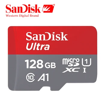 SanDisk Ultra Atminties Kortelės 400GB 128GB 64GB 32GB 16GB Micro SD kortelė 200GB 256 GB SDHC/SDXC Class10 UHS-I TF Korteles Išmanųjį telefoną