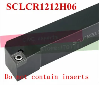 SCLCR1212H06 12*12mm Metalo Staklės, Pjovimo Įrankiai, Tekinimo Staklės, CNC Tekinimo Įrankiai, Išorės Tekinimo Įrankio Laikiklis S-Type SCLCR/L