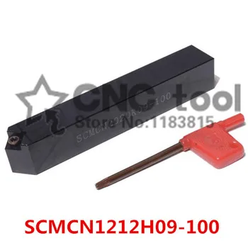 SCMCN1212H09-100 Toolholder 12*12*100MM CNC tekinimo įrankio laikiklis, 40degrees Išorės tekinimo įrankiai, Staklės, pjovimo įrankiai