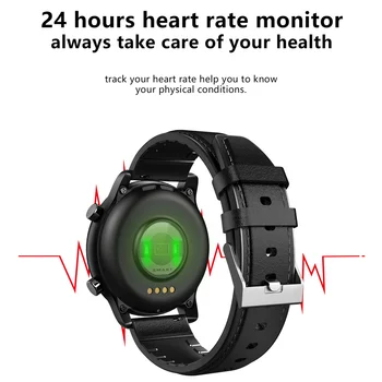 Smart Watch Vyrų IP68 Vandeniui EKG PPG 