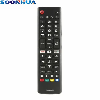SOONHUA Naujas 433 MHz ABS TV Nuotolinio Valdymo AKB75095307 2 AAA Pakeitimo Valdytojas LG LCD LED 55LJ550M 32LJ550B 32LJ550M-UB