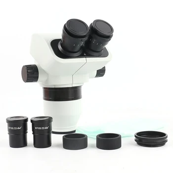 Stereo Binokulinis Mikroskopas Galvos ST7040 Žiūronų Reguliuojamas DiopterWF10X/23 Plataus Kampo Okuliaro