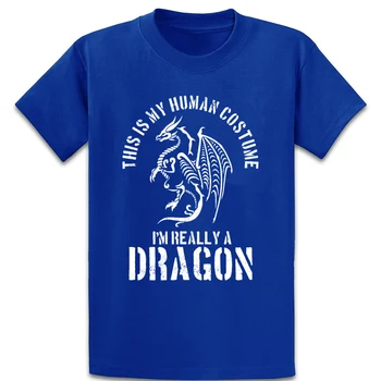 Tai Mano Žmogaus Kostiumas Mp Tikrai Dragon Marškinėliai O-Kaklo Šeimos Saulės, Vasaros Stiliaus Oficialų Medvilnės Patogiai Spausdinti Marškinėliai