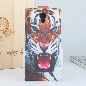 Telefono Dangtelis Homtom HT3 Pro Atveju 3D Tigras Modelis Vertikalus Apversti Oda Homtom HT 10 20 Stendas Stiliaus Telefonas krepšiai Atveju