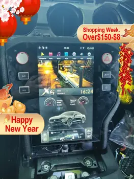 Tesla Stiliaus vertikalus ekranas, Android 9.0 Automobilio Multimedijos Grotuvo Ford Mustang-2019 GPS Navi 