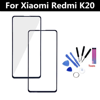 Už Xiaomi redmi k20 Jutiklinis Ekranas, Priekinis Stiklas Touchpad Pakeitimo Išorinis Skydas Objektyvo Dangtelis Remontas Dalis