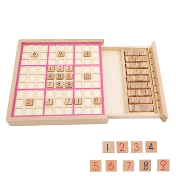 Vaikai Sudoku, Šachmatai Logika Mokymo Valdybos Buko Tarptautinės Šaškių Stalo Žaidimo Žaislas Dovana Mokymasis Ir Švietimas Įspūdį Žaislas