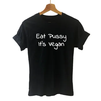 Valgyti Pūlingas Savo Veganų Raidžių Spausdinti Moterų Marškinėlius Atsitiktinis Medvilnės Hipster Juokingi Marškinėliai Girl Viršuje Tee Lašas Laivas