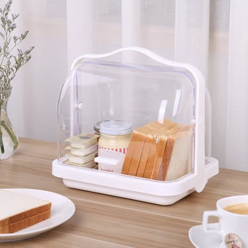 Virtuvės Duonos Laikymo Dėžutė Plastiko Pirmosios Pagalbos Medicinos Talpinimo Kosmetikos Organizatorius Daugiafunkcinis Apversti Medicina Duona Dėžės
