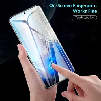 Visą Lenktas Krašto Apsaugos Stiklo Samsung Galaxy S10 Plius S8 S9 Screen Protector for Samsung Note 10 Plius Grūdintas Stiklas