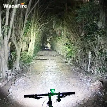 Wasafire 40000lm Dviračio Žibintas 16*XML-T6 LED Dviračio žibintas +9600mAh baterija Dviračių priekinis Žibintas priekinis žibintas luz bicicleta