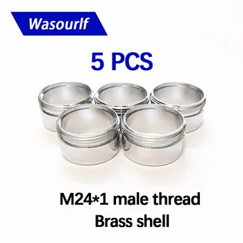 WASOURLF 5 VNT žalvario shell aeratorius M24 vyrų sriegis nemokamas pristatymas sveiki didmeninės