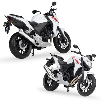 Welly 1:18 Motociklų Modeliai CB500F Balta Lydinio Modelio Motociklo Modelio transporto Nuoma Mini Lenktynių Žaislas Dovanų Kolekcija