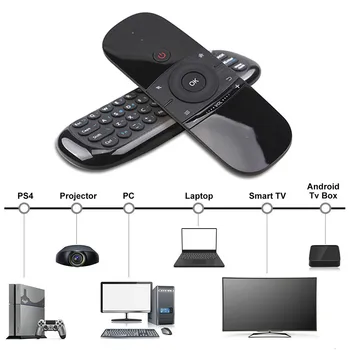 Wireless air mouse mini klaviatūra TELEVIZORIAUS nuotolinio valdymo Infraraudonųjų spindulių Sužinoti, 6 Ašių Judesių Prasmę Android /TV/kompiuterį/ PC